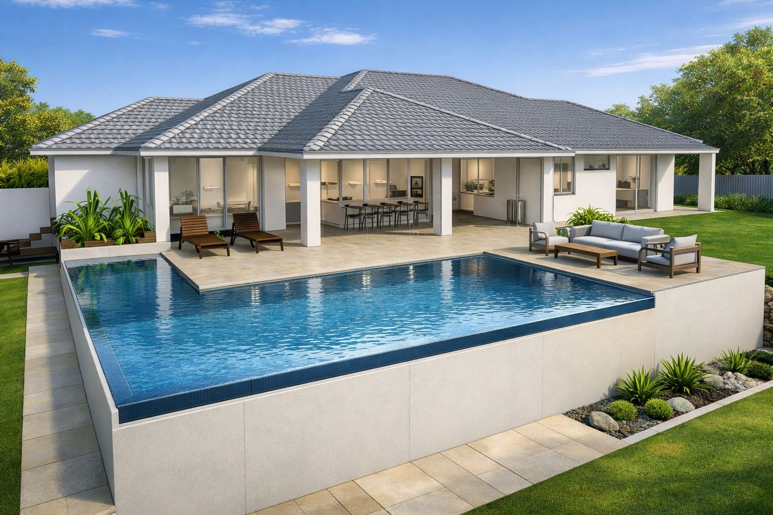 Pool Design Concept — Owner's Residence